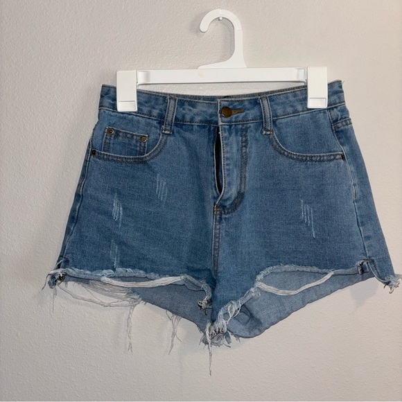 falmer heritage Pants - FALMER HERITAGE distressed Jean shorts Size S